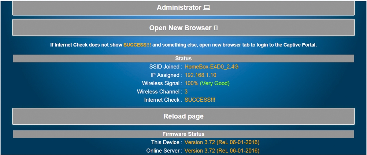 Status for forbindelsen 6