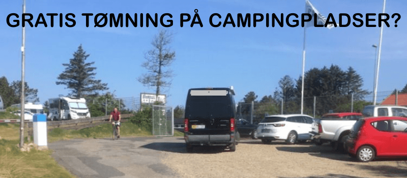 Usikker komme skrive et brev Gratis tømning på campingpladser? | DFAC